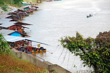 Landscape in golden triangle in north of Thailand