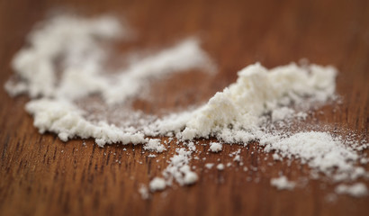 Fototapeta na wymiar Wheat flour