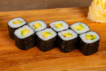 Japanese roll with avocado
