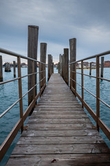 Fototapeta premium Pier on the canal