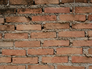 old red brick wall background