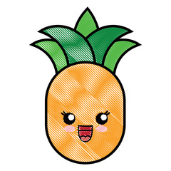 Kawaii fruits design