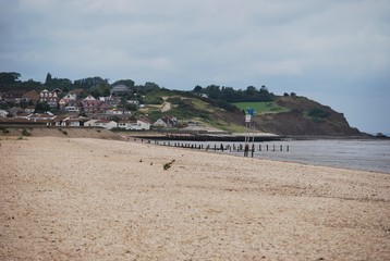 Leysdown-on-sea beach front, England
