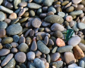 Glass on the stones 