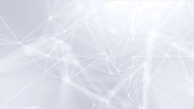 187. Abstract Plexus Network luxury and titles network of connected lines and dots particles. Network Connections Soft Clean Corporate Business Presentation Seamless Loop Background.