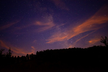 Nach Sonnenuntergang im Gebirge