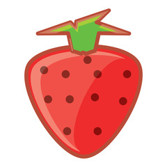 strawberry fruit icon