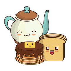 kawaii pancakes design