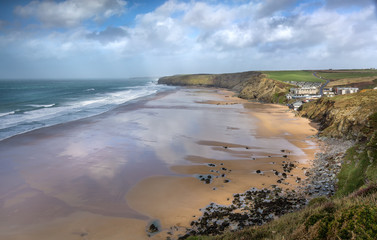 Winters Day, Watergate Bay, Cornwall