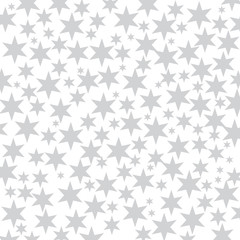 grey stars pattern- vector illustration