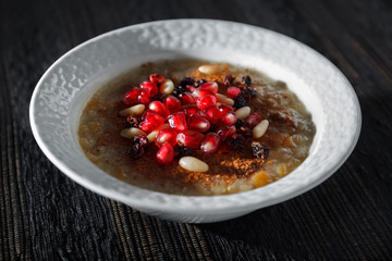 Traditional Turkish dessert ashure - Noah's Pudding