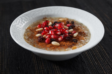 Traditional Turkish dessert ashure - Noah's Pudding