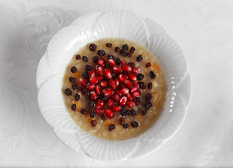Traditional Turkish dessert ashure - Noah's Pudding