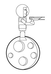 videogame astronaut character