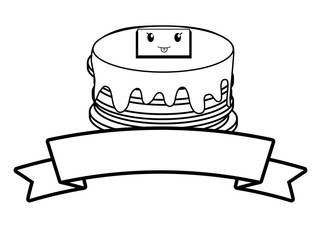 kawaii pancakes design