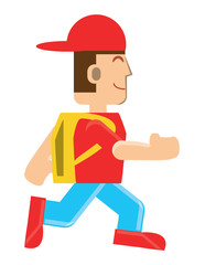 cartoon man icon