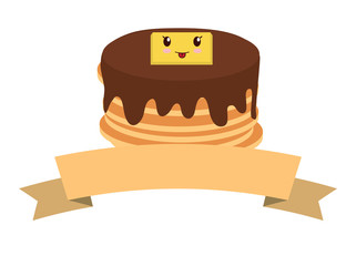 kawaii pancakes design