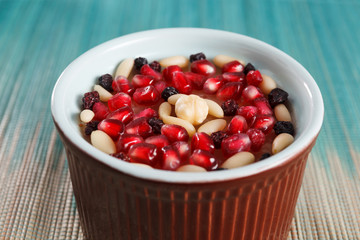 Traditional Turkish dessert ashure - Noah's Pudding
