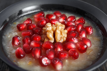 Traditional Turkish dessert ashure - Noah's Pudding