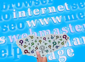 Question Mark, Why How, Why - Word Cloud Typography