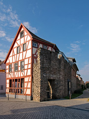 An der alten Stadtmauer, Babenhausen, Hessen, Deutschland