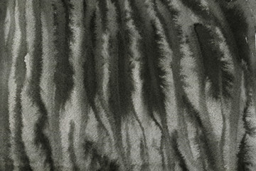 Black ink and watercolor textures on white paper background. Paint leaks and ombre effects.