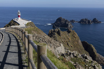Fototapeta na wymiar lighthouse cape ortegal in galicia,spain