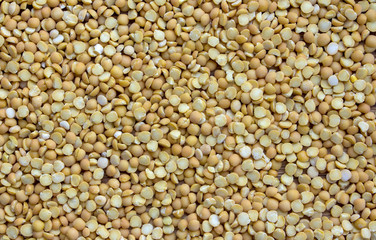 food background of raw pea texture closeup