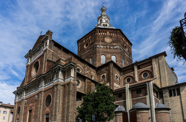 Renaissance Catholic Cathedral of Pavia (Duomo di Pavia), Lombardy, Italy