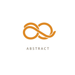 Monogram design elements, graceful template. Calligraphic elegant logo design. O logo line art monogram. Letter O on a dark background. Letter O vector logo. Business sign, identity, label, badge.