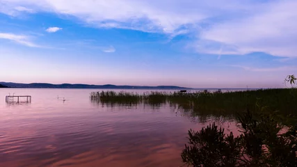Foto op Canvas Lake Balaton in the evening © Photo Shots