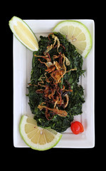 Traditional Lebanese Cuisine: Dandelion Leaves (HIndbeh)