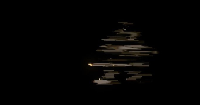 animation - modern real estate glitch background.