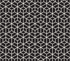 Vector seamless pattern. Modern stylish abstract texture. Repeating geometric tiles