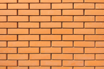 The red brick is lined with a wall texture