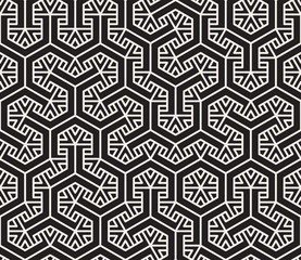 Vector seamless pattern. Modern stylish abstract texture. Repeating geometric tiles