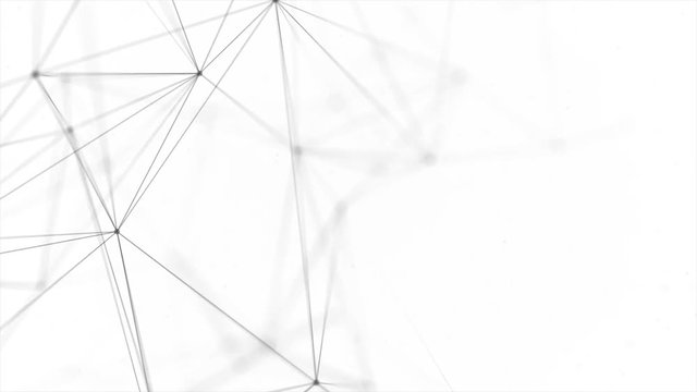 201. Abstract Plexus Network luxury and titles network of connected lines and dots particles. Network Connections Soft Clean Corporate Business Presentation Seamless Loop Background.