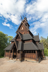 Fototapeta na wymiar Norwegian Stave Church