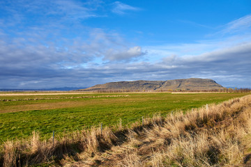 beautiful autumn landscape in Iceland