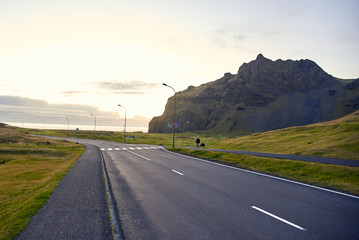 Vestmannaeyjar, Iceland - OCTOBER 15, 2017: Vestmannaeyjar  is a town and archipelago off the south coast of Iceland.