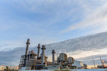 Industrial gas turbine power plant
