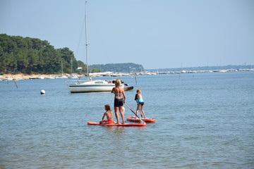 Lège-Cap-Ferret - Pratique du paddle 