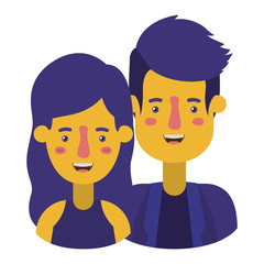 couple avatar characters icons
