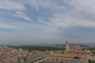 Obraz premium gironaジローナのパノラマ