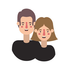 couple avatar characters icons