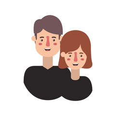 couple avatar characters icons