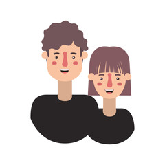 couple avatar characters icons
