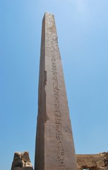 Obelisk at the Karnak Temple, Luxor, Egypt