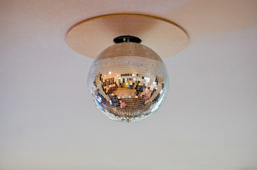 The silver disco ball