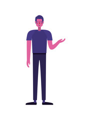 young man avatar character